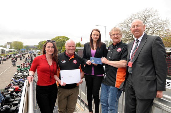 Caption: (from left) Steam Packet Marking and Online Manager Renée Caley, TTMA Chairman Terry Holmes, acting Sefton Group Marketing Manager Nicola Wilkinson, TTMA Vice Chairman Gordy Moore and Steam Packet Sales Development Manager Brian Convery